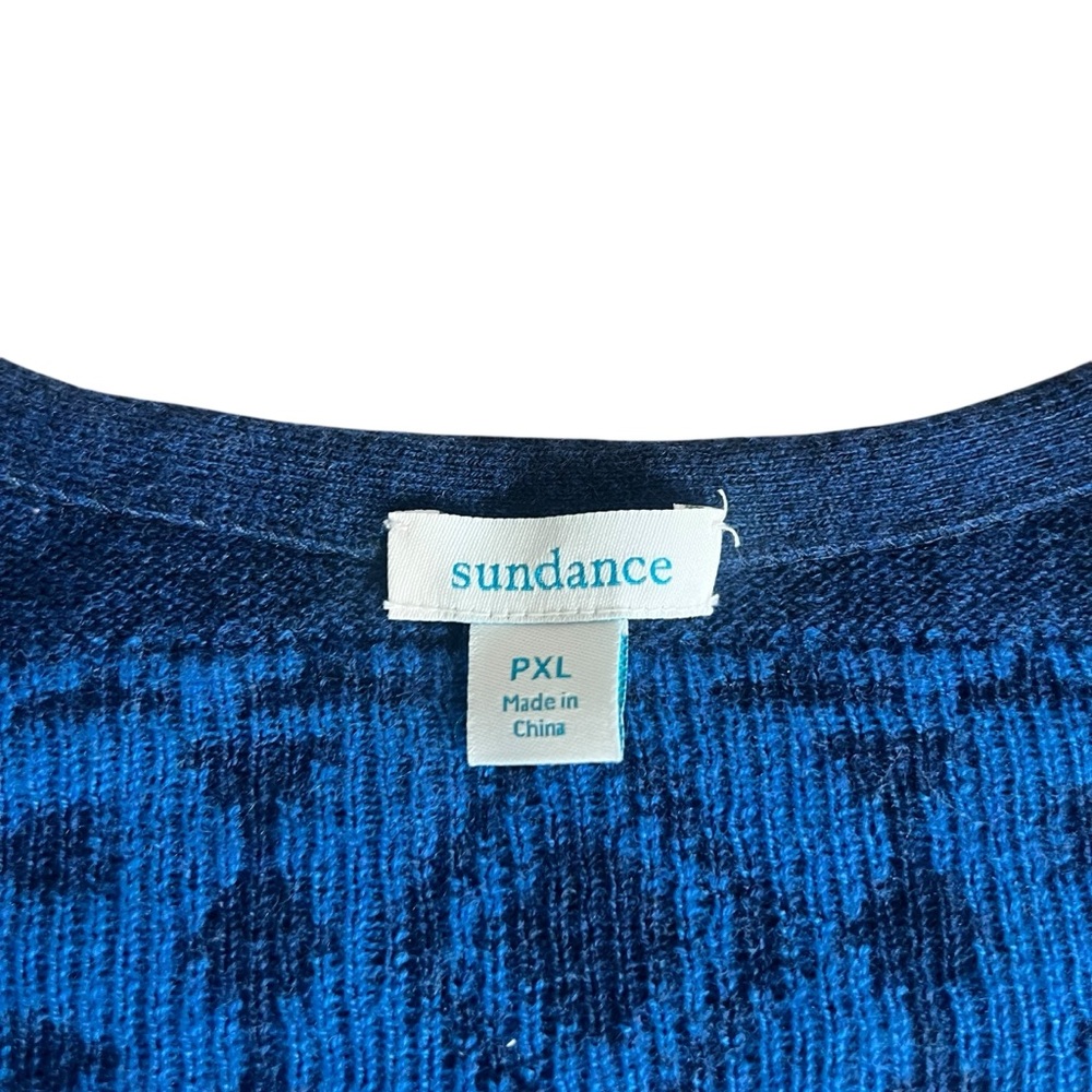 SUNDANCE CATALOG Galaxy Delight Surplice Sweater Size Petite XL - Picture 3 of 7